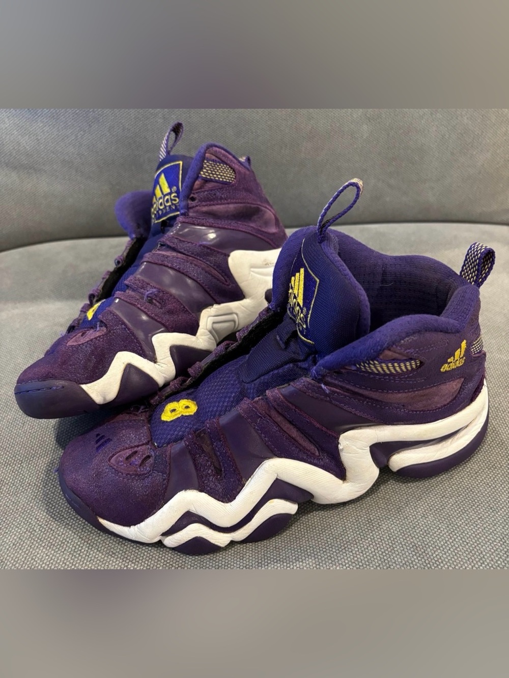 Adidas Crazy 8 Regal Purple KB8 Lakers G24320 Men's Size 9 Project Beater Kobe